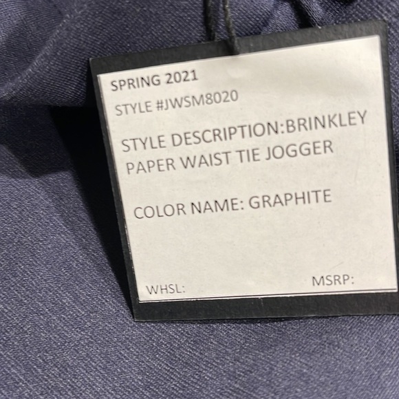 NWT Joe’s Paper Bag Pleated High Waist Ponte Knit High Rise Jogger SZ S - Picture 8 of 8